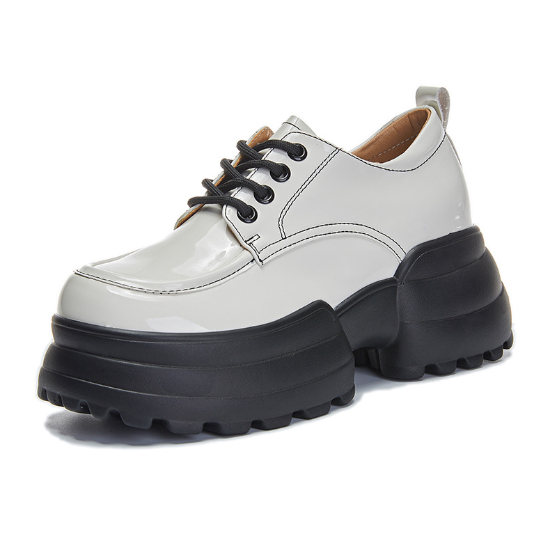 Women Shoes Japanese Brand - 8 cm Sentetik Patent Deri Yüksek