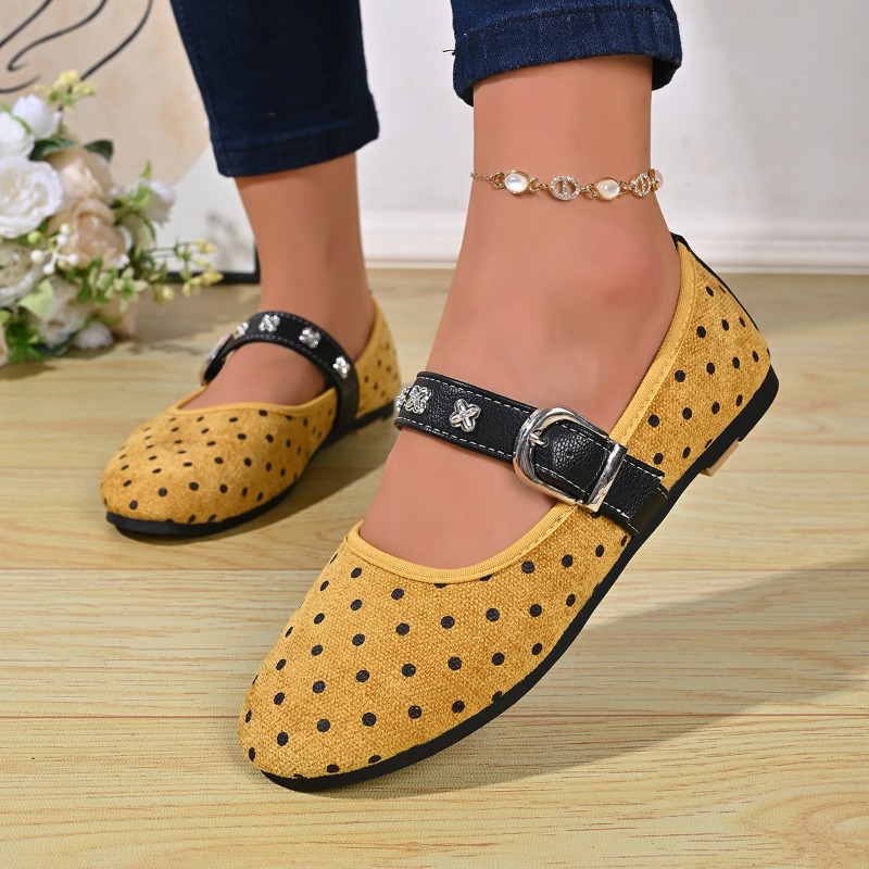 Shoes For Women Flats - Tasarımcı Kadın Mary Jane Ayakkabılar, Düz