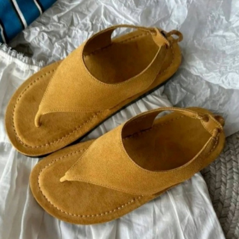Kore Minimalist Süet Slingback - Thong Flat Sandal incelemesi ve fiyatı