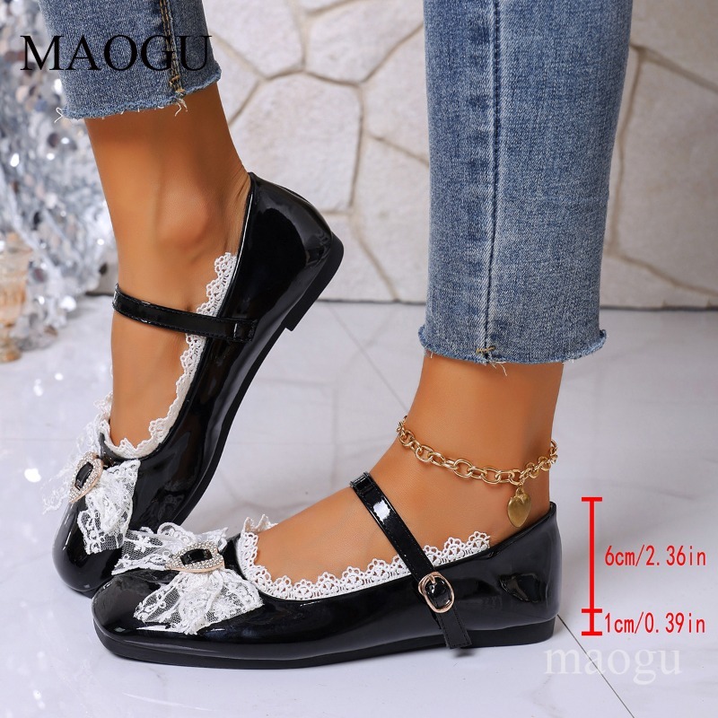 Kare Ayak Mary Jane Flats Kadı - Shoes For Women Flats incelemesi ve fiyatı
