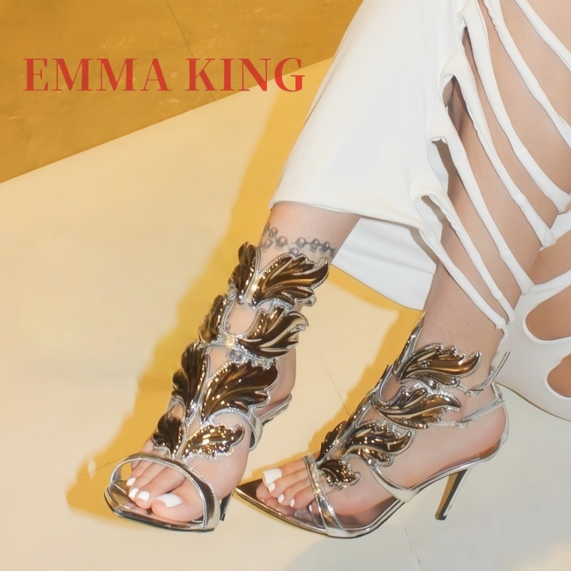 Kadın Metalik Kanatlı Yüksek T - Metallic Heel Sandal incelemesi ve fiyatı