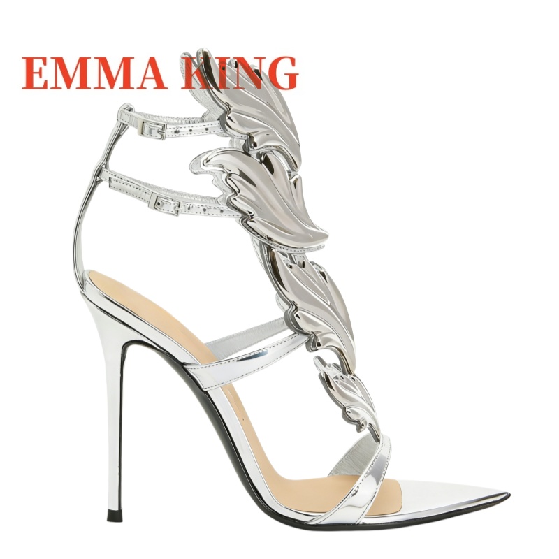 Kadın Metalik Kanatlı Yüksek T - Metallic Heel Sandal incelemesi ve fiyatı