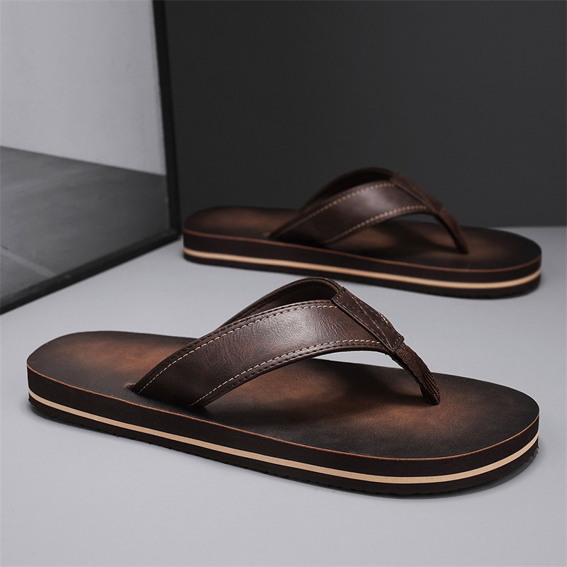 Erkek Vintage Yıkanmış Suni De - Thong Flat Sandal incelemesi ve fiyatı