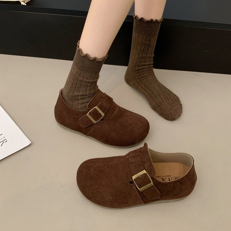 Kadın Süet Kapalı Topuklu Birk - Shoes For Women Flats incelemesi ve fiyatı
