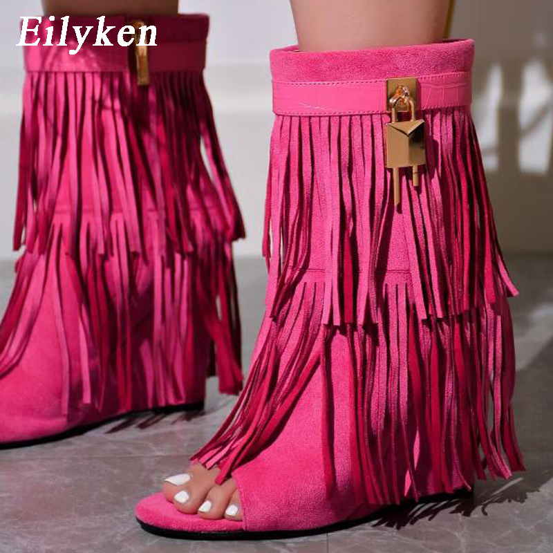 Eilyken Tasarımcı Saçaklı Tako - Women Shoes Boots incelemesi ve fiyatı